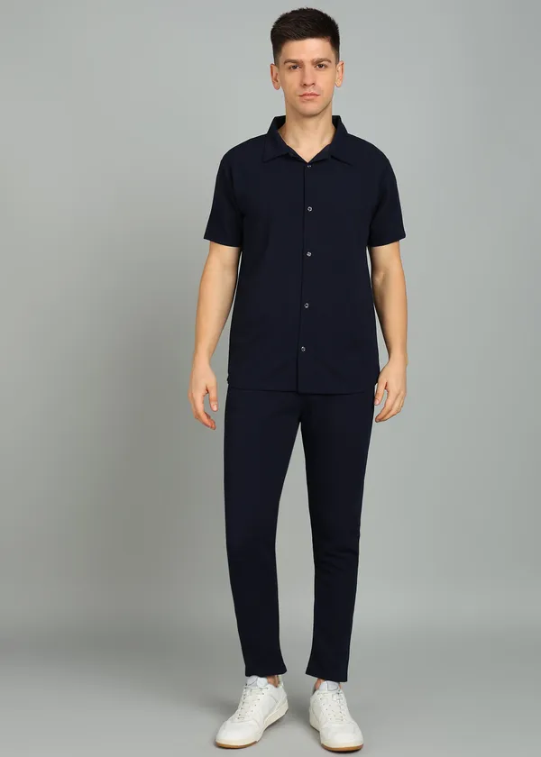 Blue_Polyester_Co_Ord_Set_For_Men