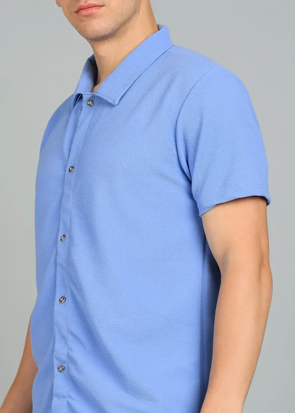 Blue_Polyester_Shorts_And_Shirt_Co_Ord_Set_For_Men