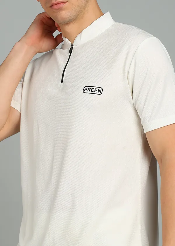 White_Polyester_Co_Ord_Set_For_Men