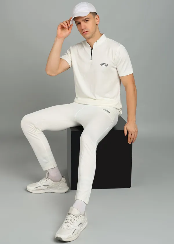 White_Polyester_Co_Ord_Set_For_Men