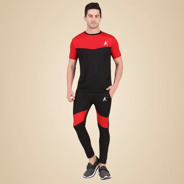 Black_Polyester_T_Shirt_And_Lower_Set_For_Men