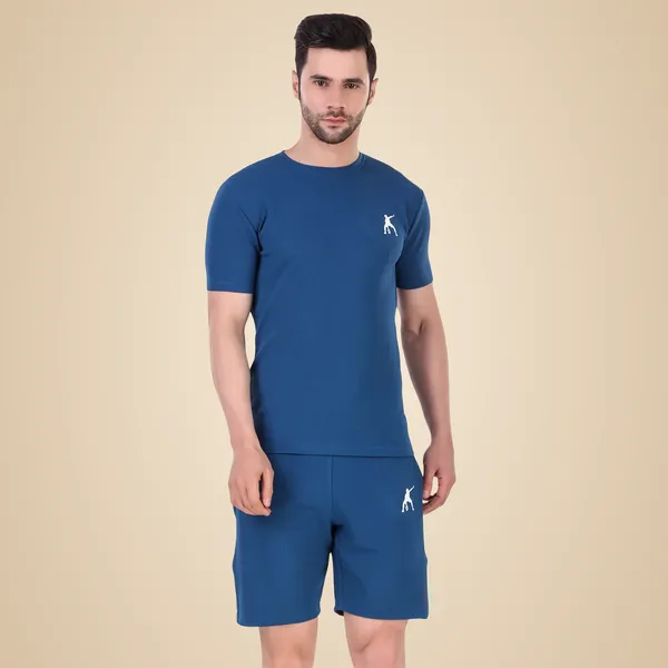 Blue_Polyester_T_Shirt_And_Shorts_Set_For_Men