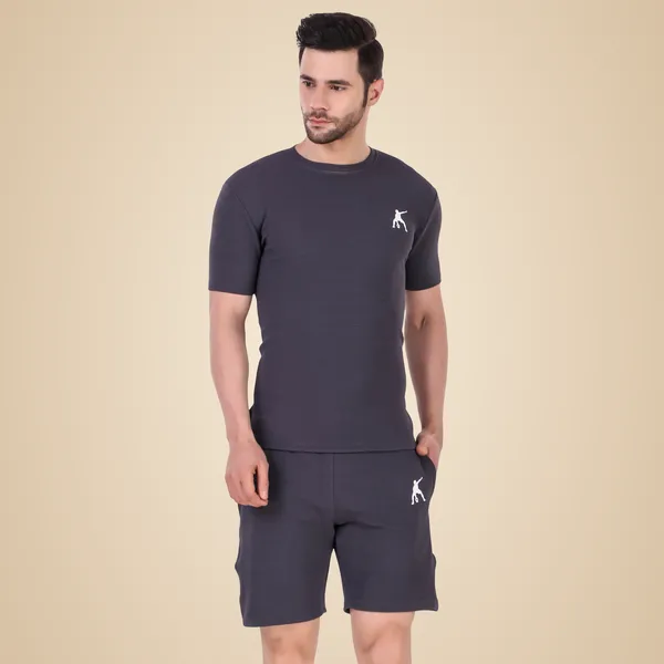 Grey_Polyester_T_Shirt_And_Shorts_Set_For_Men