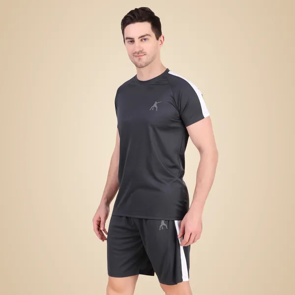 Grey_Polyester_T_Shirt_And_Shorts_Set_For_Men