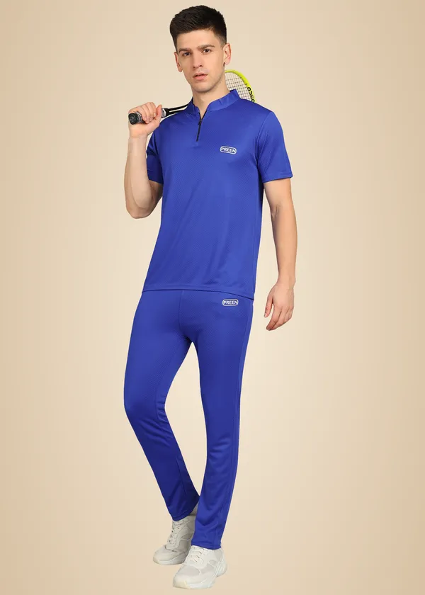 Blue_Polyester_Co_Ord_Set_For_Men