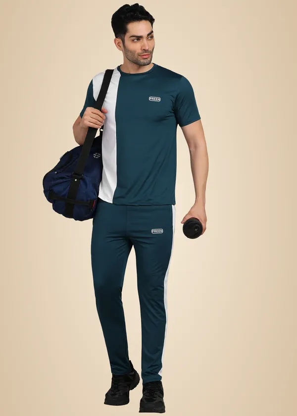 Green_Polyester_Co_Ord_Set_For_Men