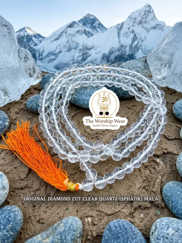 Sphatik_Mala_(Diamond_Cut)_108_Clear_Quartz_Beads_-_The_Worship_Wear