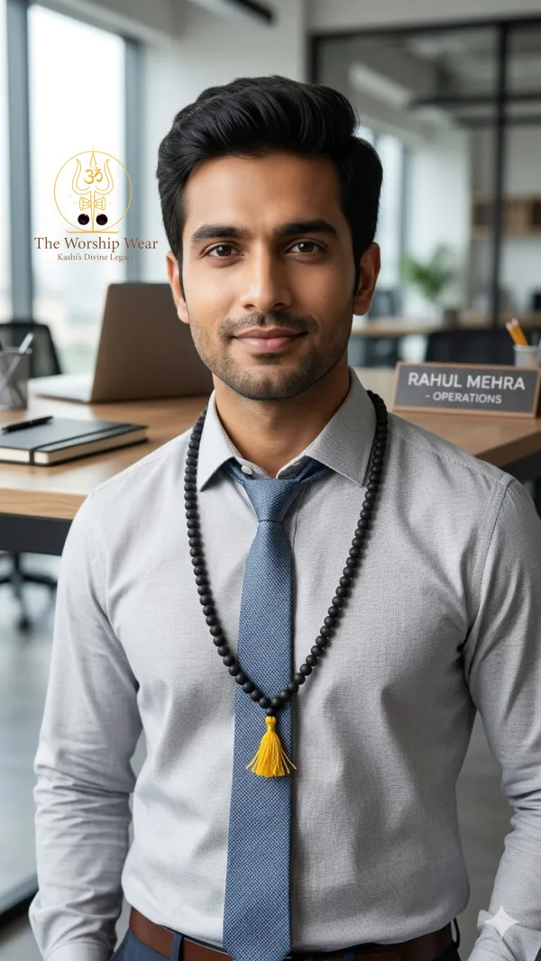 108+1_Divya_Karungali_Mala_-_Natural_Ebony_Wood_Beads_(Govt._Certified)_-_The_Worship_Wear