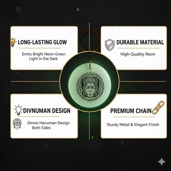Green_Resin_Keychain_With_Spiritual_Design