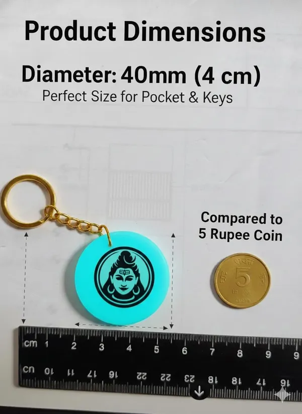 Blue_Resin_Keychain_With_Chain