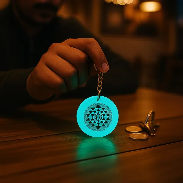 Blue_Resin_Aum_Symbol_Keychain