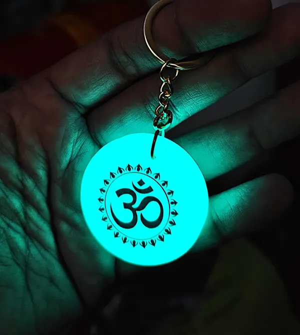 Blue_Resin_Aum_Symbol_Keychain