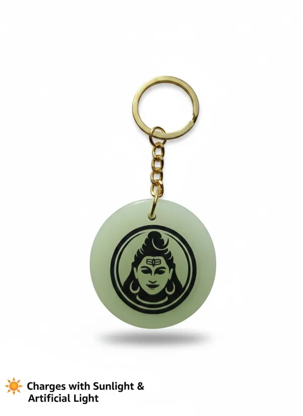 Green_Resin_Keychain_With_Chain