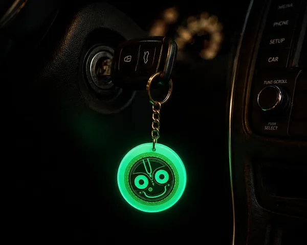 Green_Resin_Keychain_With_Chain
