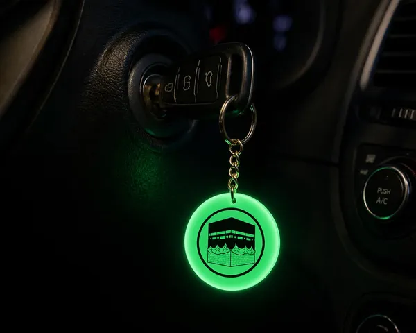 Green_Resin_Glow_In_The_Dark_Islamic_Keychain
