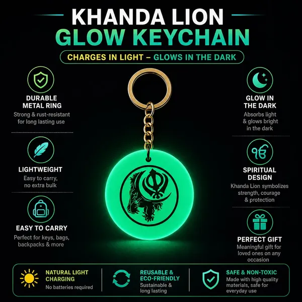 Green_Resin_Sikh_Symbol_Keychain