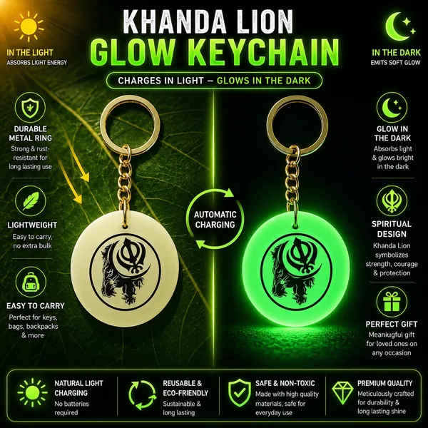 Green_Resin_Sikh_Symbol_Keychain