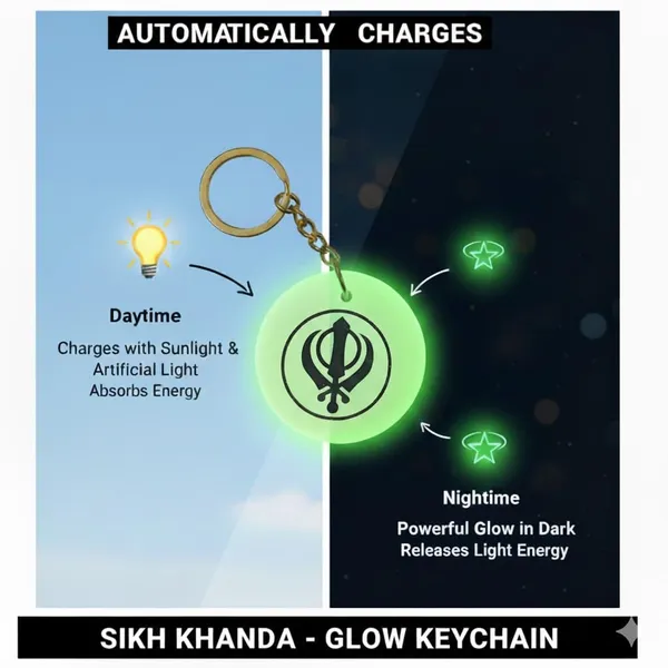 Green_Resin_Sikh_Symbol_Keychain