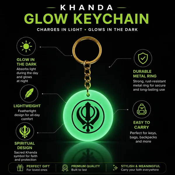 Green_Resin_Sikh_Symbol_Keychain