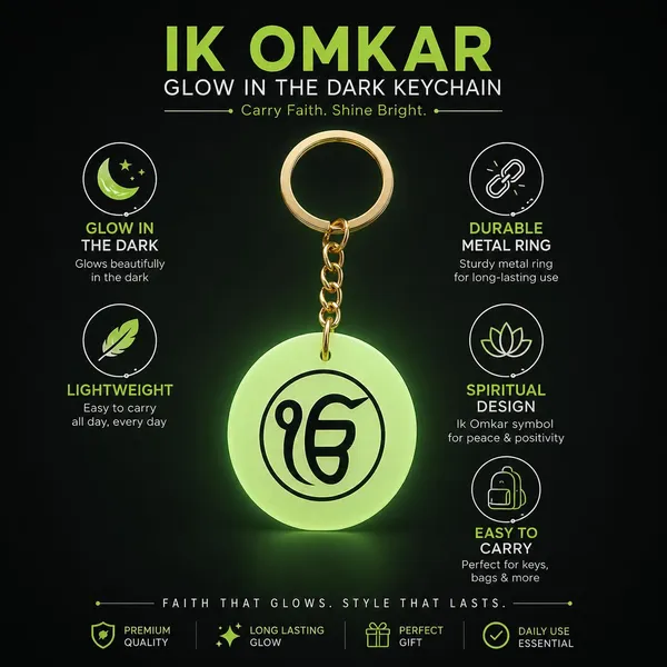 Green_Resin_Sikh_Symbol_Keychain