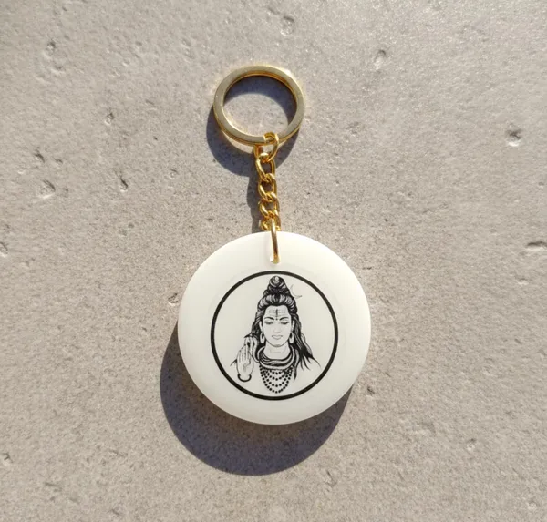 Blue_Resin_Keychain_With_Chain