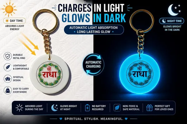 Blue_Resin_Keychain_With_Spiritual_Design