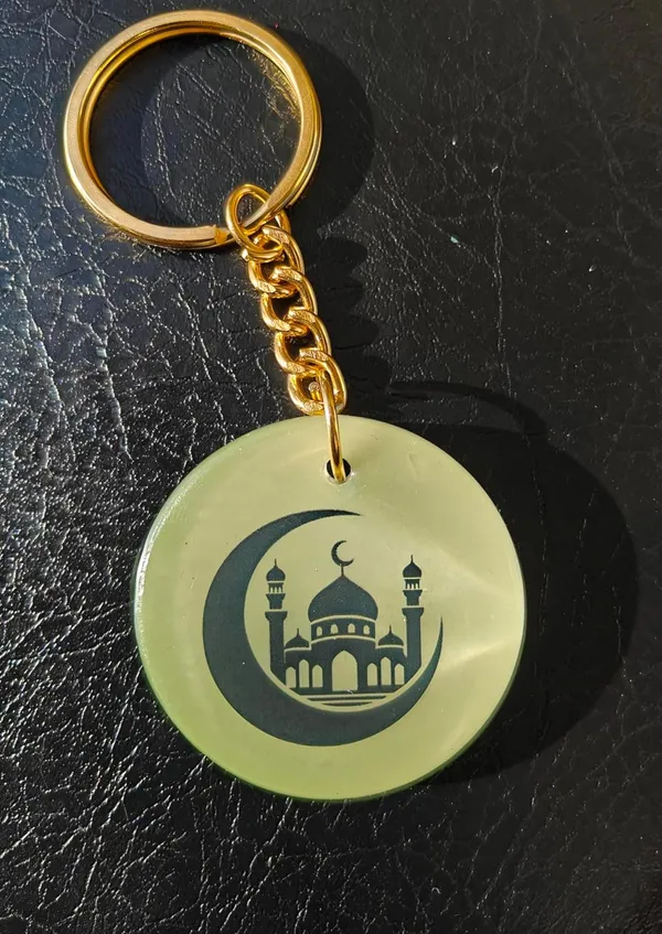 Green_Resin_Islamic_Keychain