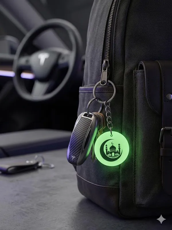 Green_Resin_Islamic_Keychain