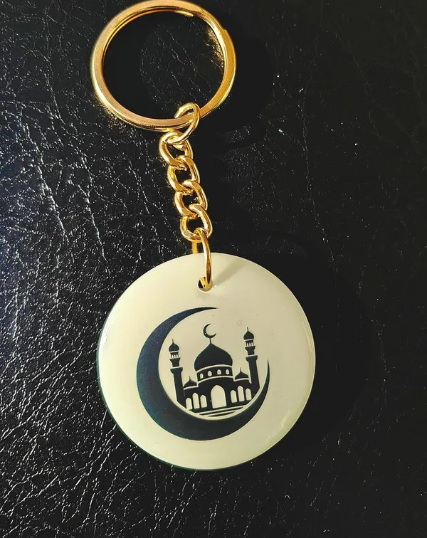 Blue_Resin_Islamic_Keychain