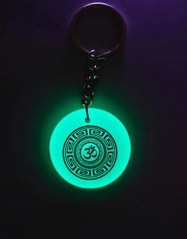 Blue_Resin_Aum_Symbol_Keychain