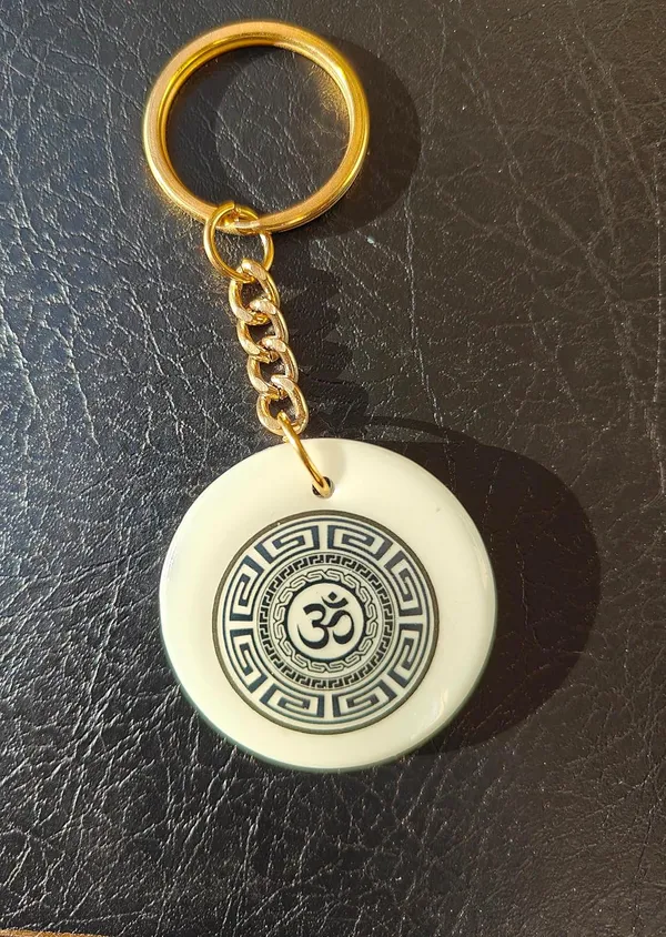Blue_Resin_Aum_Symbol_Keychain