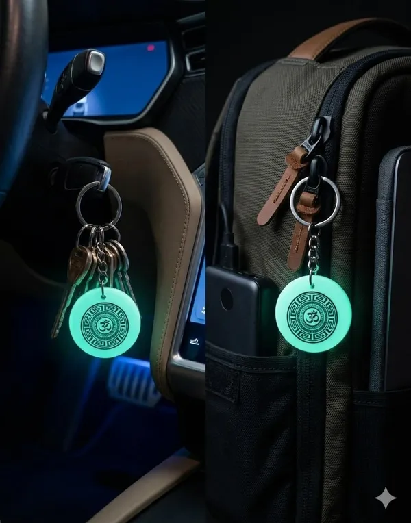 Blue_Resin_Aum_Symbol_Keychain
