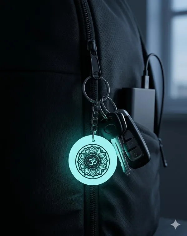 Blue_Resin_Aum_Symbol_Keychain