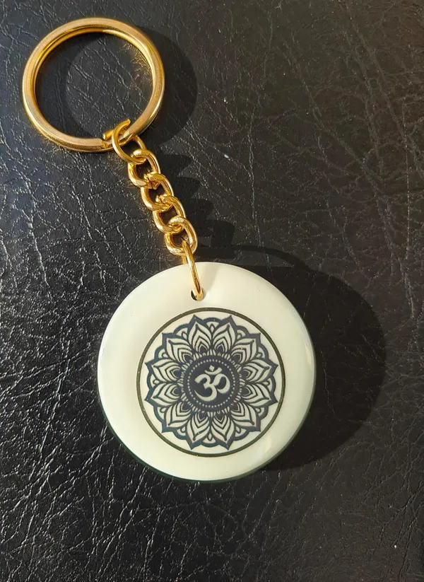 Blue_Resin_Aum_Symbol_Keychain