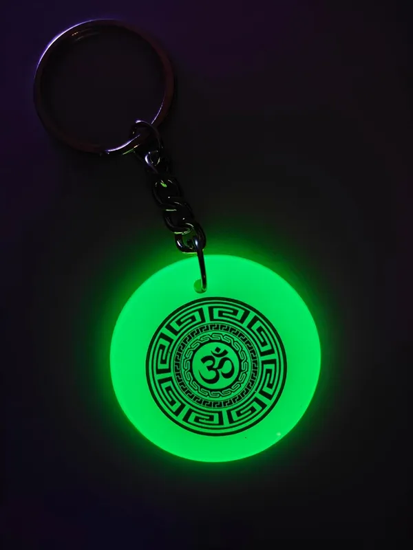 Green_Resin_Aum_Symbol_Keychain
