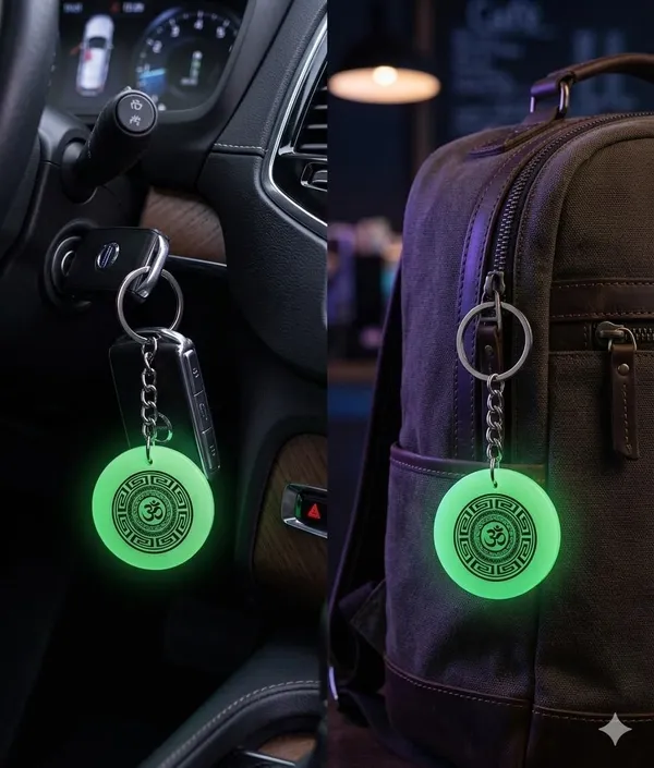 Green_Resin_Aum_Symbol_Keychain