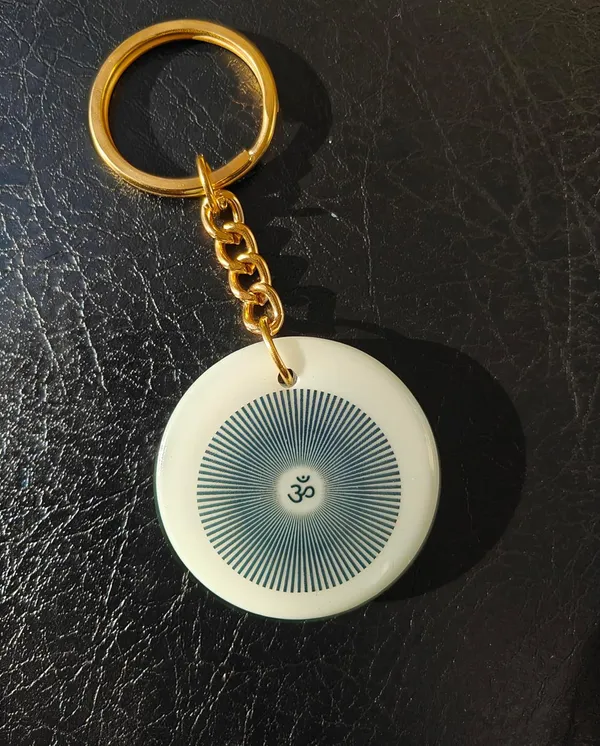 Blue_Resin_Aum_Symbol_Keychain