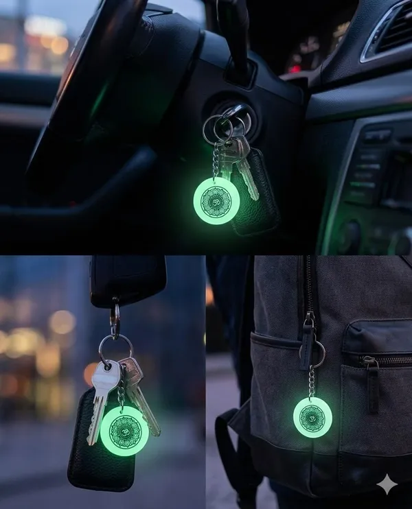 Green_Resin_Aum_Symbol_Keychain