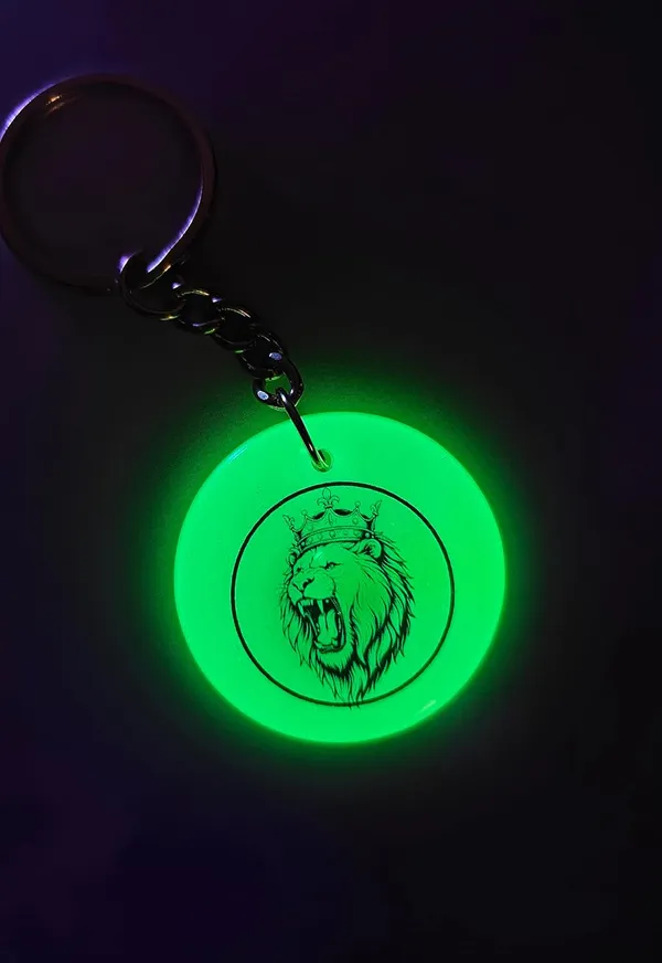 Green_Resin_Glow_In_The_Dark_Keychain