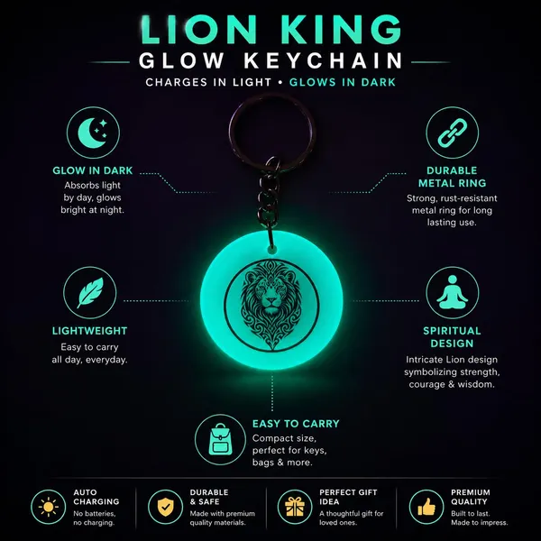 Blue_Resin_Lion_Face_Glow_In_The_Dark_Keychain