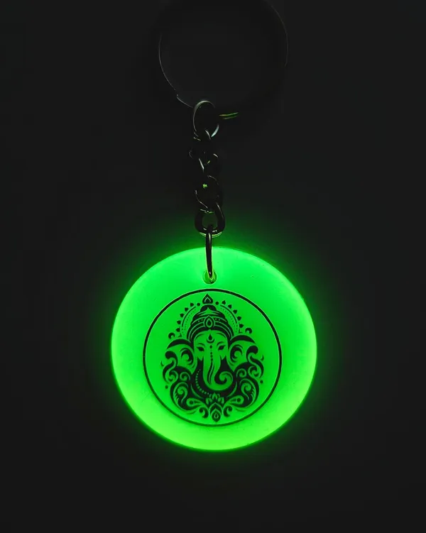 Green_Resin_Ganesh_Ji_Keychain