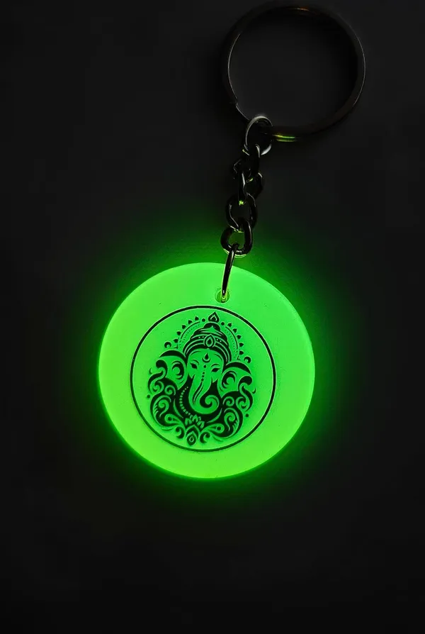 Green_Resin_Ganesh_Ji_Keychain