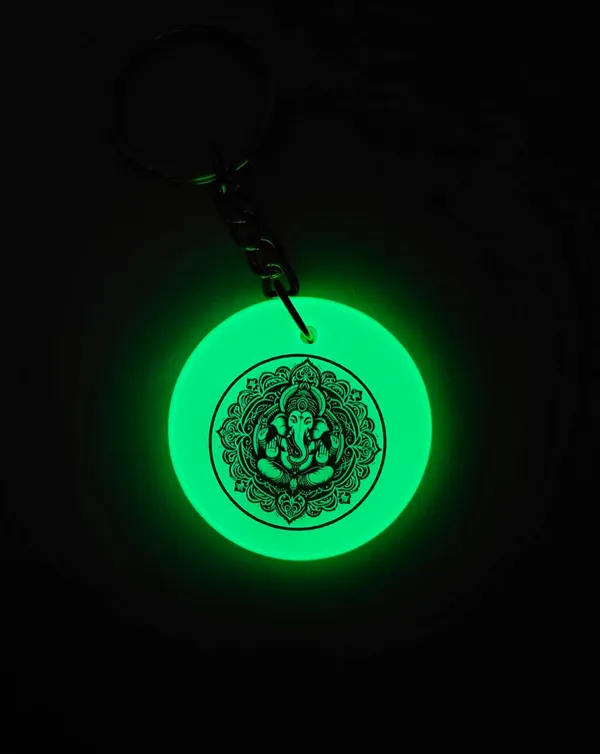 Green_Resin_Ganesh_Ji_Keychain