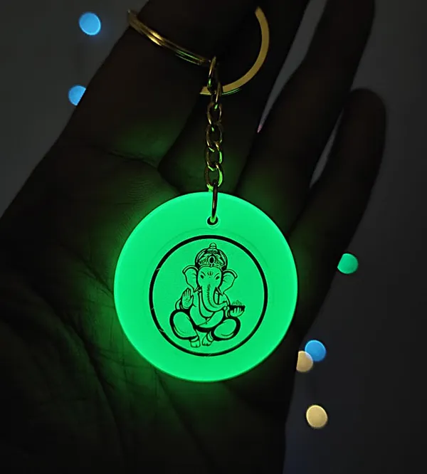 Green_Resin_Ganesh_Ji_Keychain