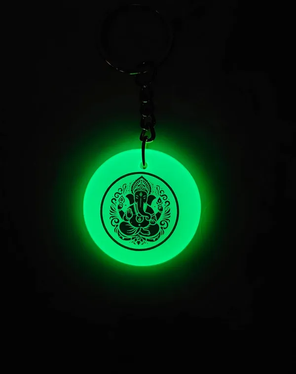 Green_Resin_Ganesh_Ji_Keychain