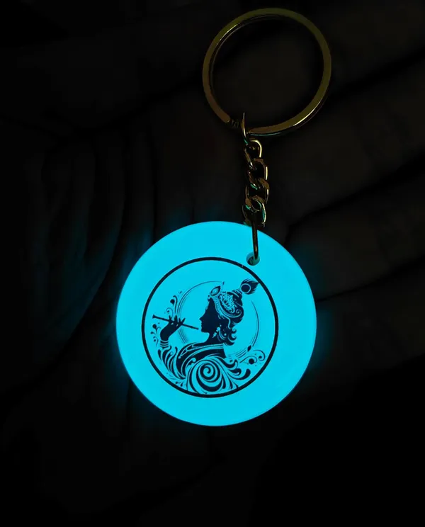 Blue_Resin_Keychain_With_Spiritual_Design