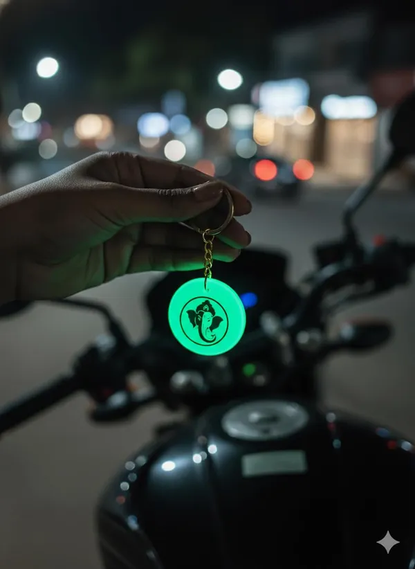 Green_Resin_Ganesh_Ji_Keychain