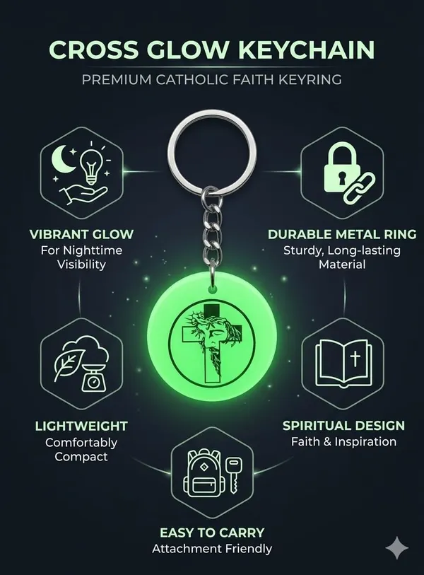 Green_Resin_Cross_Keychain