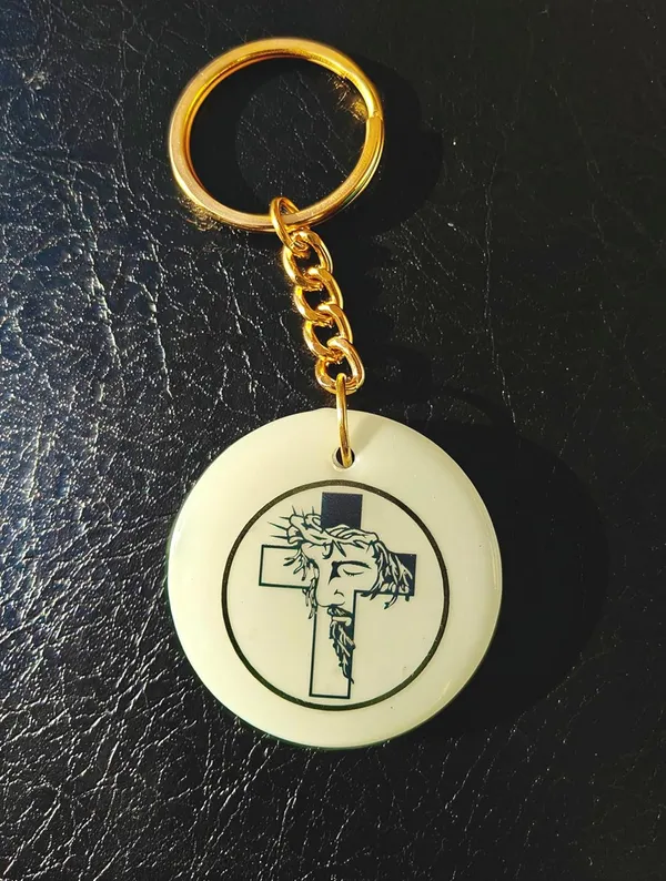 Blue_Resin_Cross_Keychain