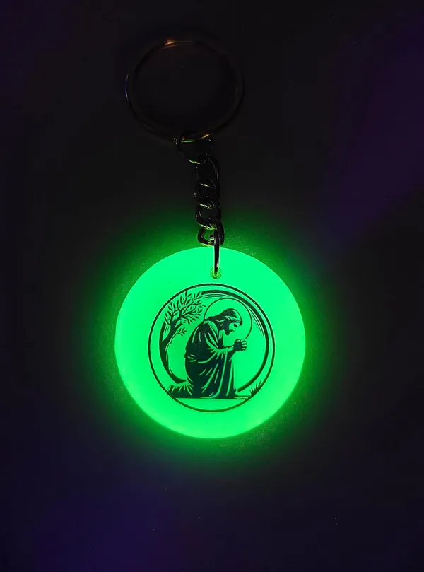 Green_Resin_Christian_Keychain